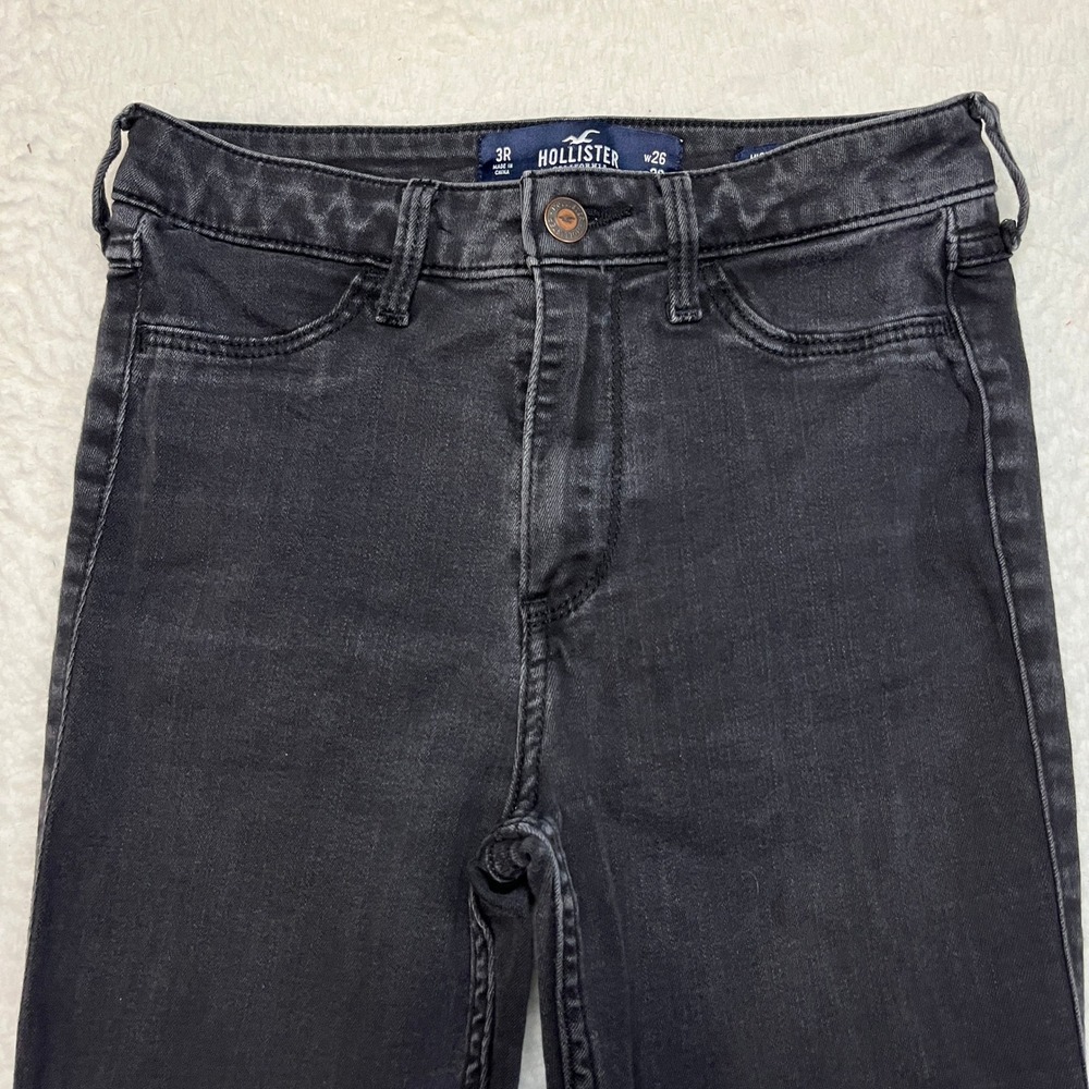 Hollister Jeans Womens 3R 26 Black High Rise Jean Legging Advanced Stretch